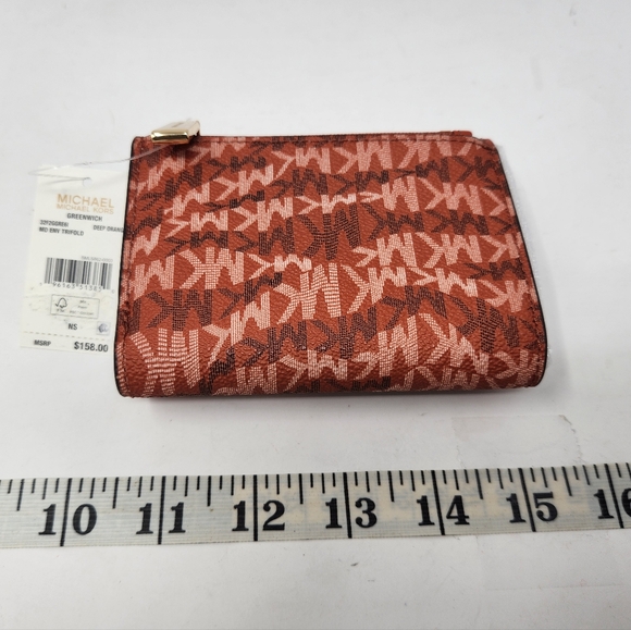 Michael Kors Signature Greenwich Envelope Trifold Wallet NWT - Picture 3 of 6